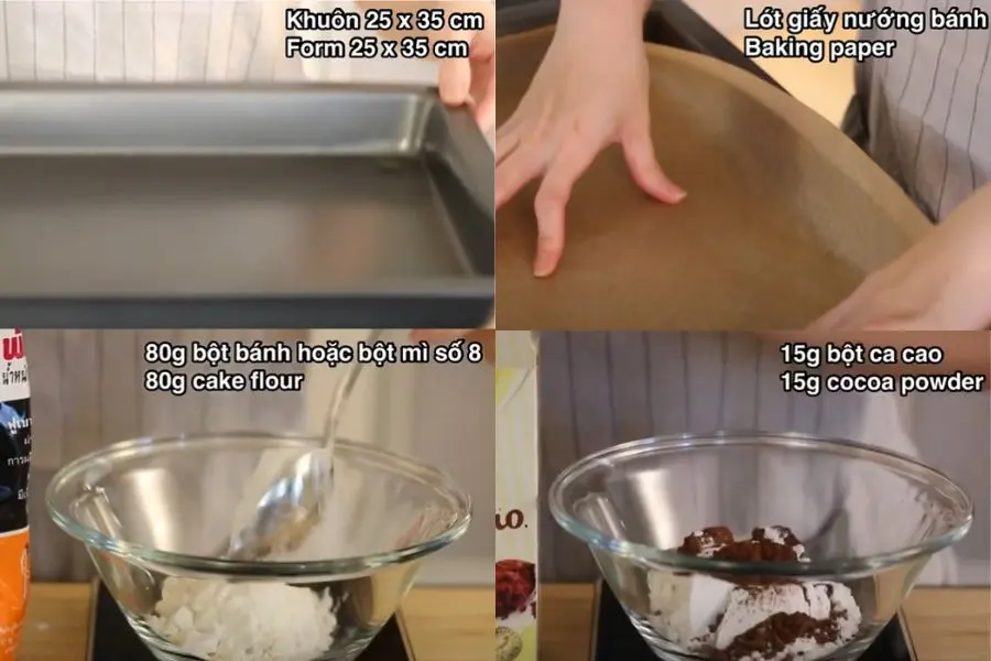 Bạn có thể dùng loại khuôn bánh có kích thước khác.