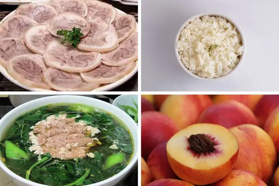 Bữa tối thơm ngon với các món đầy đủ dưỡng chất