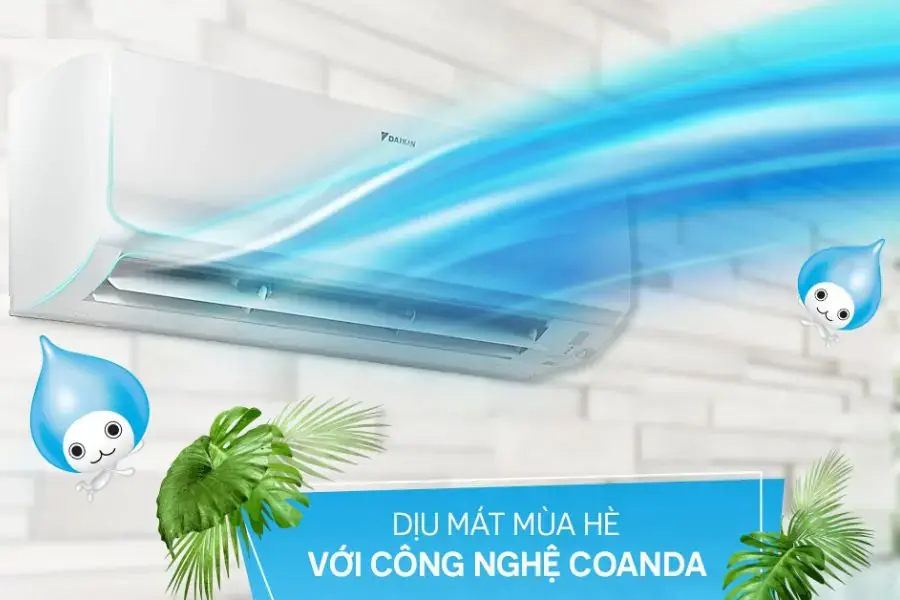 Công nghệ Coanda kết hợp với gió 3D