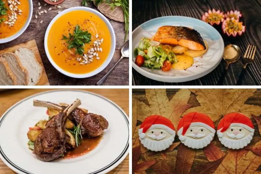 Ấm áp đêm Noel với các món ngon thưởng thức cùng gia đình.
