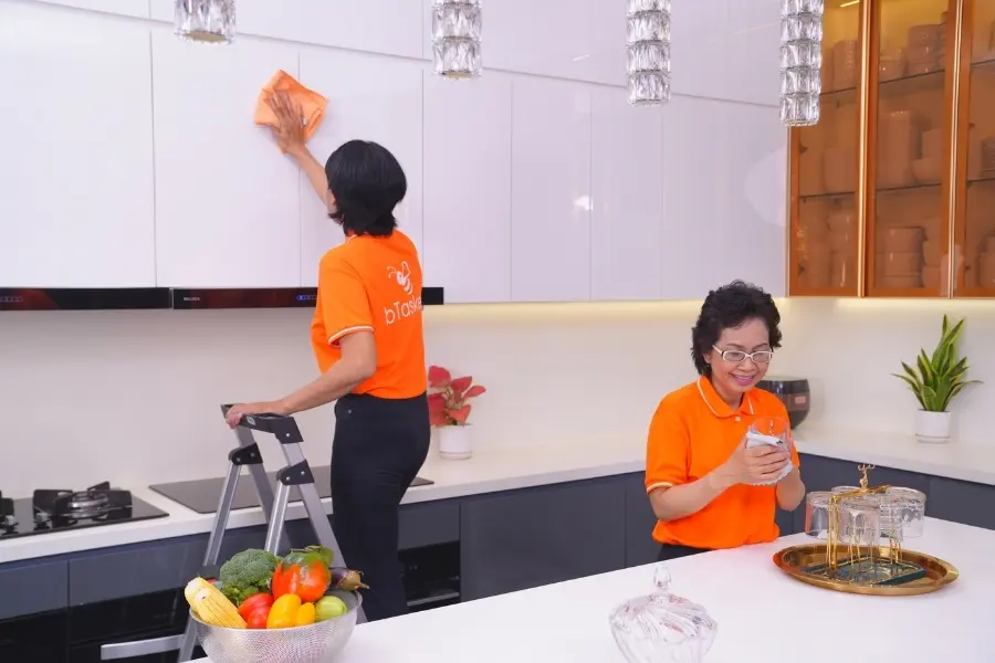 Dọn dẹp nhà cửa cùng bTaskee.