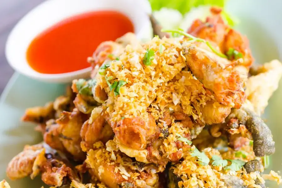 Giòn tan với món ếch xào sả ớt