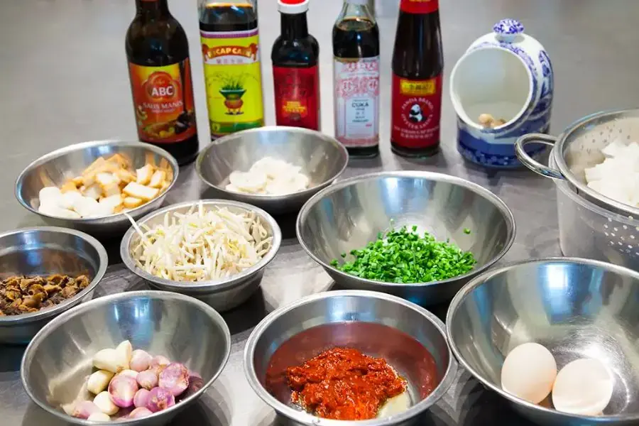 Chuẩn bị nguyên liệu cho món ăn