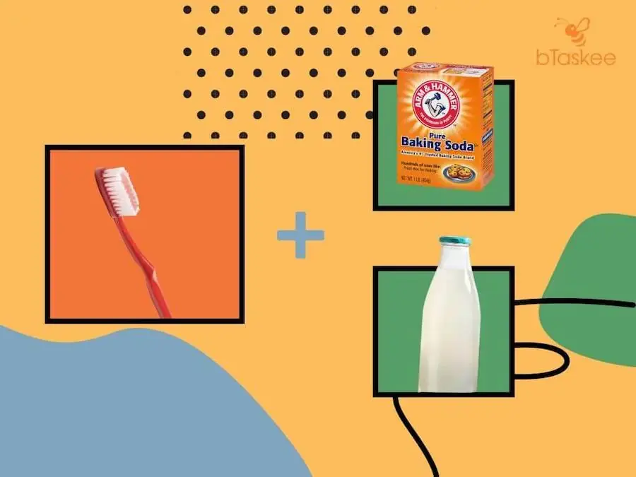 Hỗn hợp baking soda và giấm giúp đánh bay những vết bẩn cứng đầu nhất