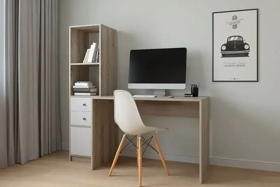 Sử dụng gỗ MDF để tạo bàn làm việc