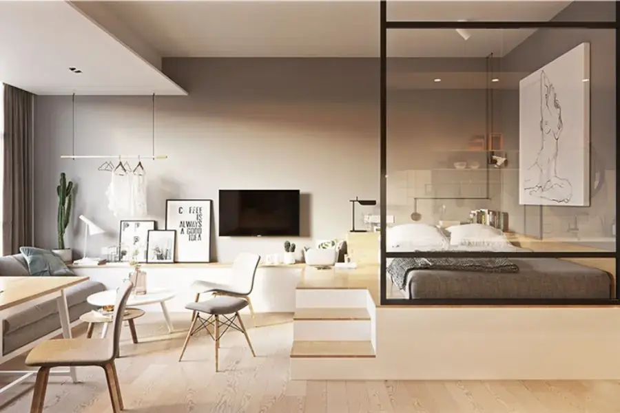 Phong cách Nhật Bản nhẹ nhàng, phù hợp với không gian căn hộ 30m2