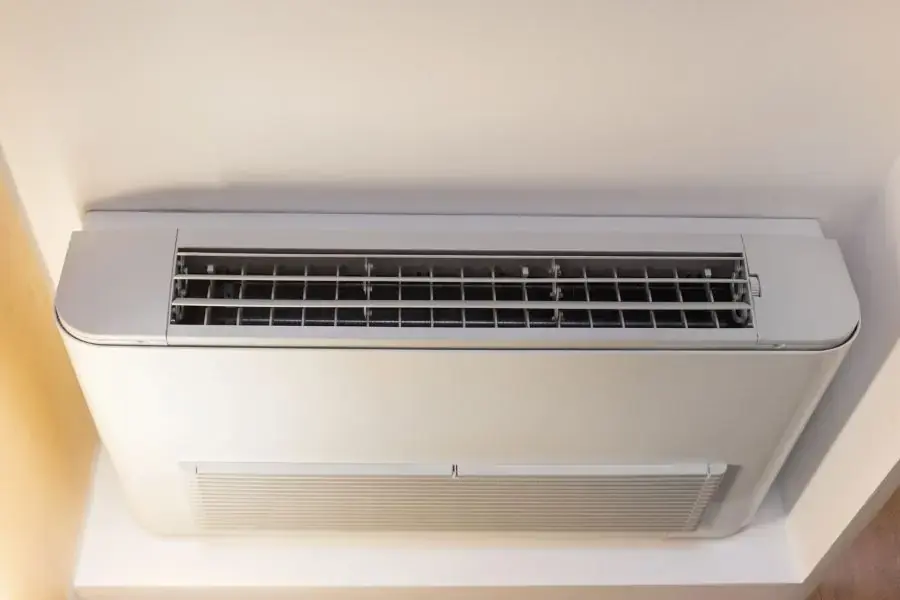 Tham khảo kích thước máy lạnh âm trần Cassette 1 hướng thổi hình chữ nhật.