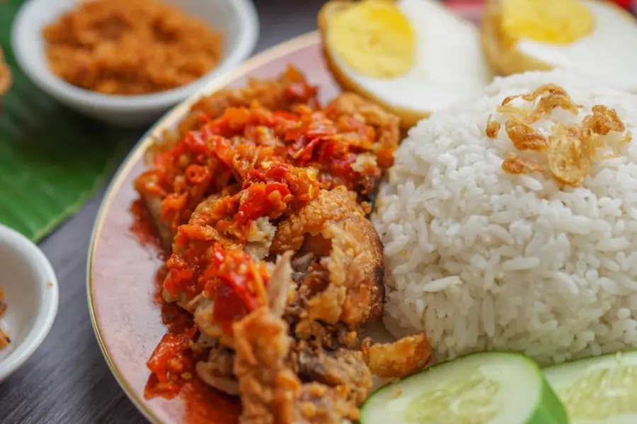 Xôi gà và sữa đậu nành
