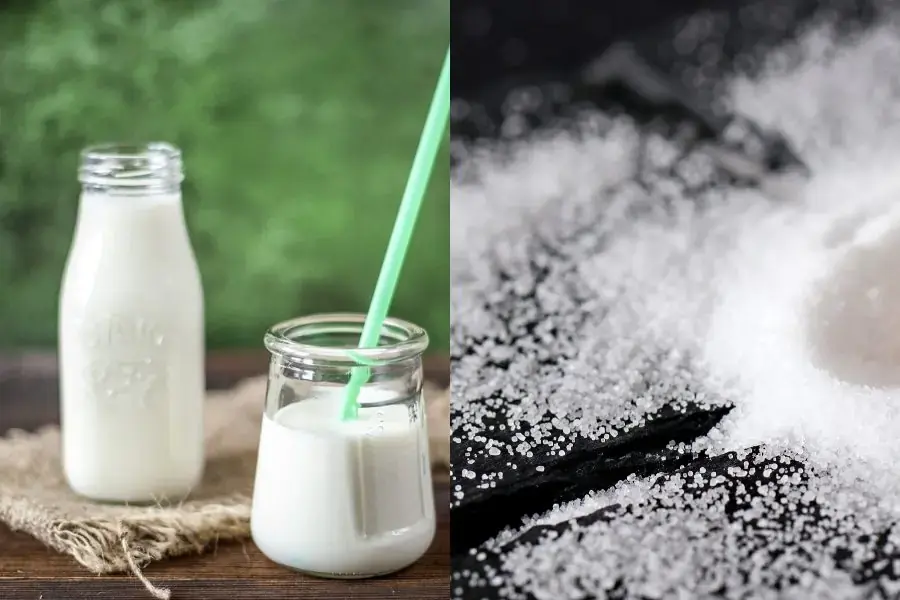 Dùng hỗn hợp sữa bò hoặc muối cho cách vệ sinh gương soi sáng bóng