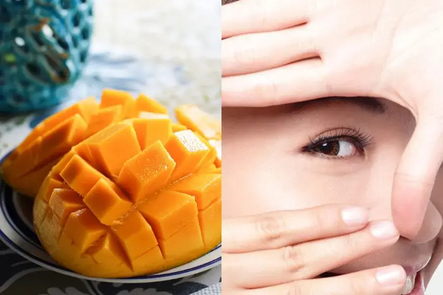 Trái xoài giúp tăng cường sức khỏe thị lực.