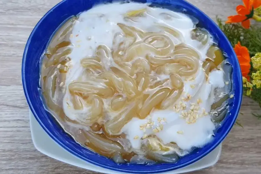 Thành phẩm chè bánh canh ngọt