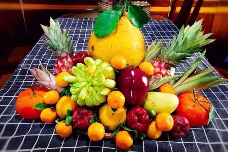 Có thể không giới hạn số lượng quả trong mâm cúng khai trương.