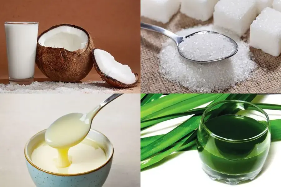Chuẩn bị đầy đủ nguyên liệu để làm bánh trung thu flan thơm ngon.