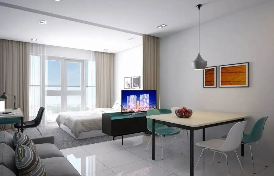 Căn hộ Officetel phù hợp để sinh hoạt và làm việc