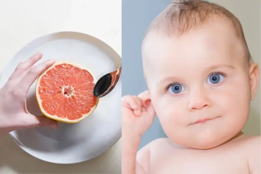 Vitamin A trong bưởi tốt cho sức khỏe thị giác.