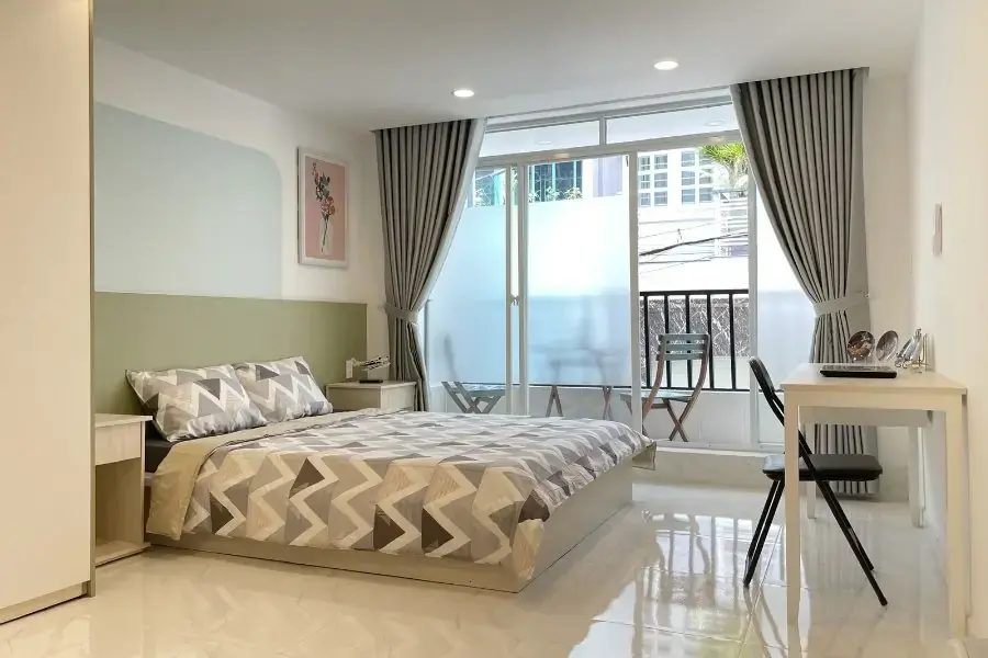 Căn hộ dịch vụ sở hữu thiết kế hiện đại và tiện nghi