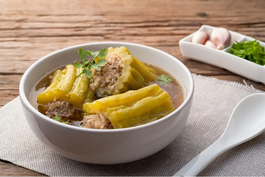 Canh khổ qua – Món canh thanh nhiệt thích hợp cho mùa hè.