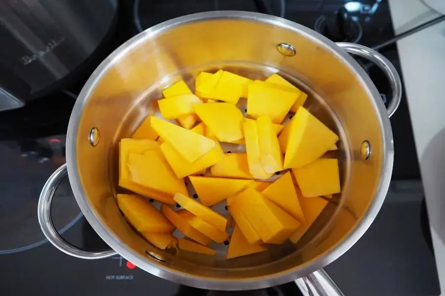 Luộc bí đỏ 