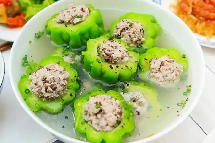 Canh khổ qua nhồi thịt thơm ngon bổ dưỡng