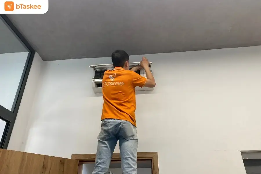 Dịch vụ vệ sinh máy lạnh chuyên nghiệp bTaskee.