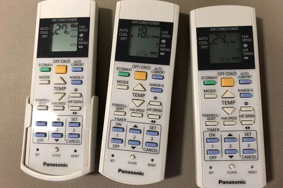 Nhận biết các nút chức năng trên điều khiển Panasonic