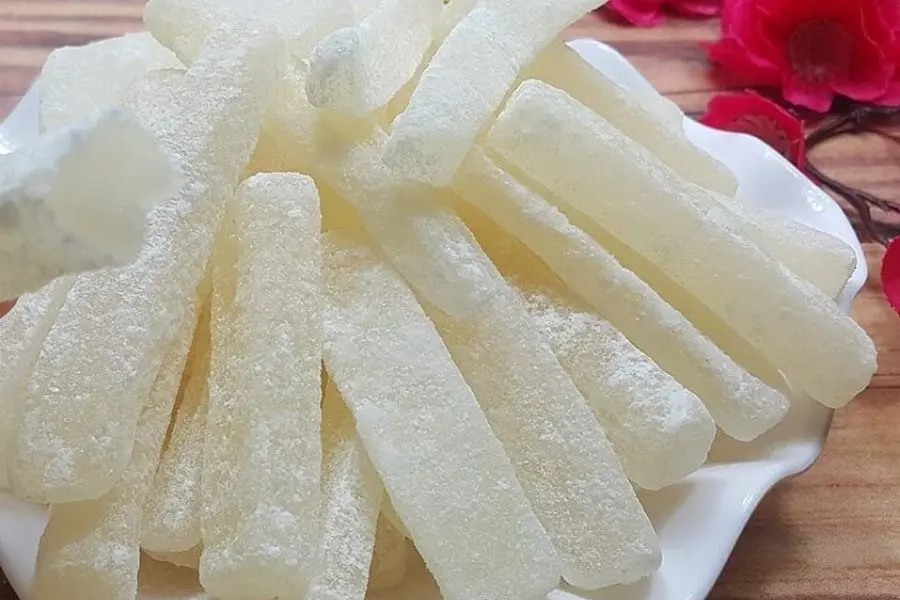 Mứt bí đao xanh ngon lạ miệng.