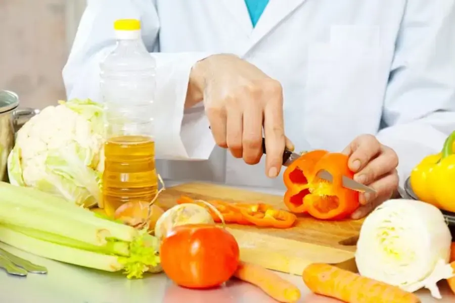 Trong ớt chuông có hàm lượng chất xơ và nước rất cao