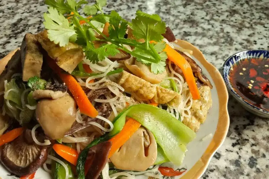 Hủ tiếu xào chay dành cho các tín đồ ăn chay
