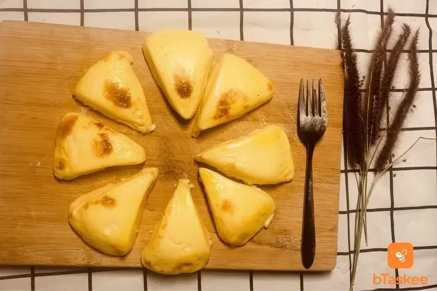 Bánh Pudding trứng sữa thành phẩm