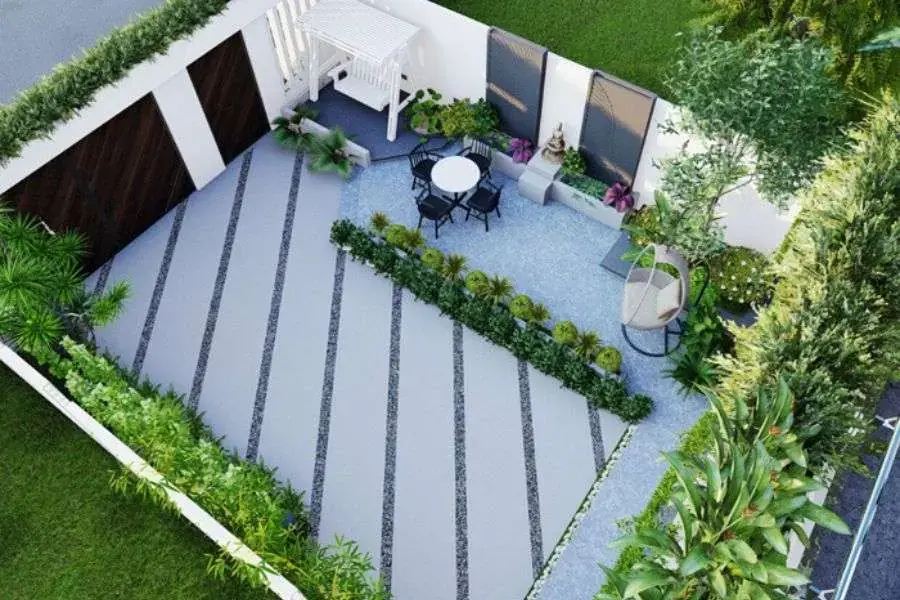 Nên xem xét yếu tố phong thủy khi trang trí tường rào sân vườn