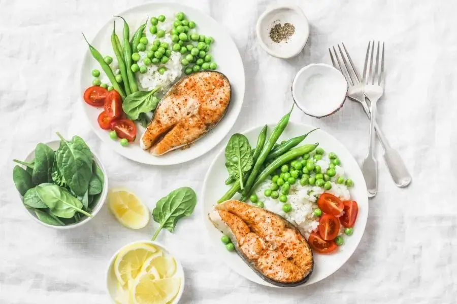 Mẫu thực đơn eat clean ngày 6 cho người giảm cân.