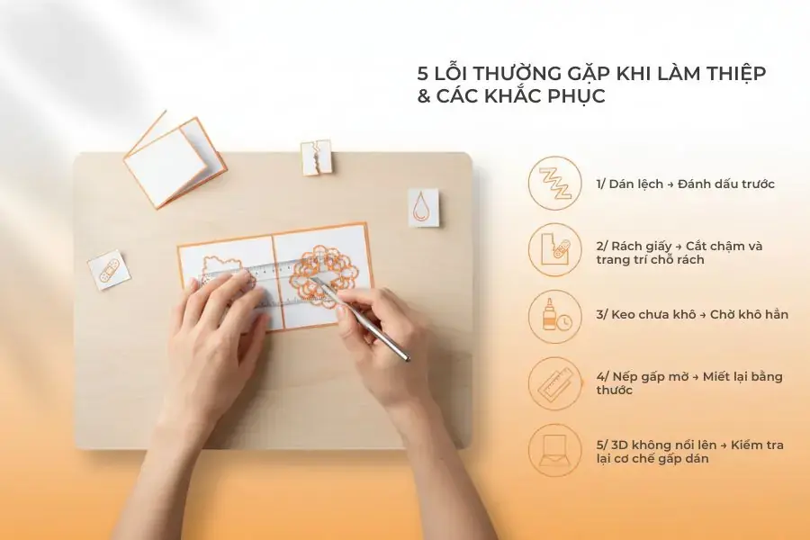 Xử lý 5 lỗi thường gặp khi làm thiệp 3D 20/11.