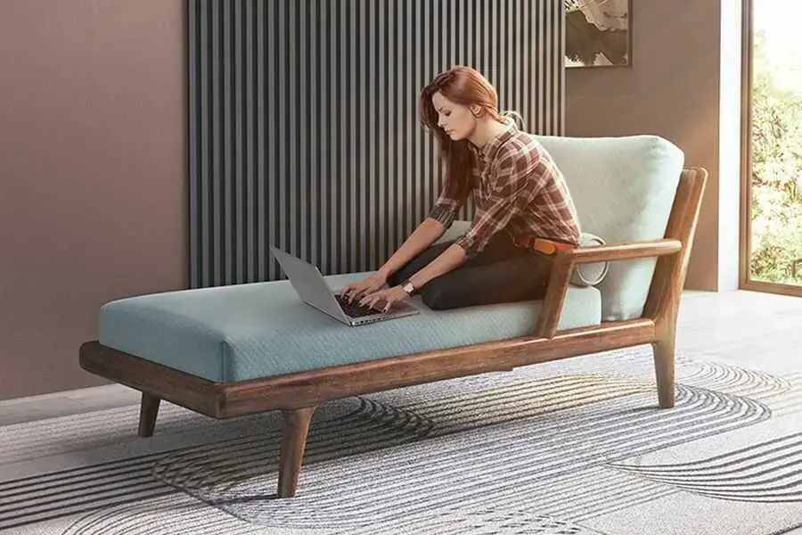 Đặt sofa gần cửa sổ là nơi thư giãn lý tưởng