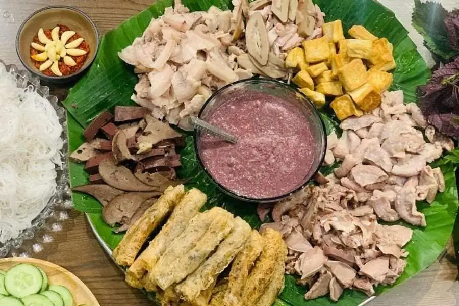 Bún đậu mắm tôm H Famil đầy đặn, chế biến đảm bảo vệ sinh