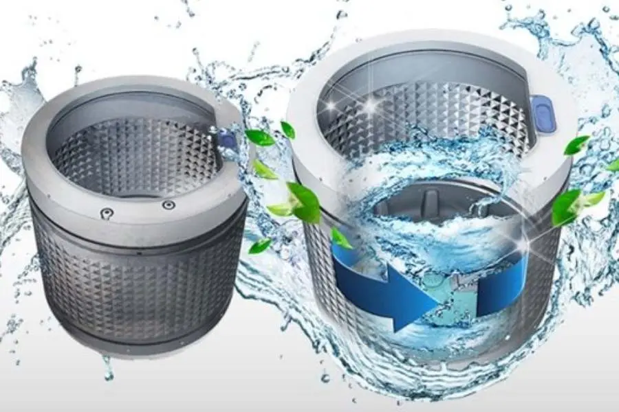 Tính năng tự vệ sinh lồng giặt, bao gồm hai chương trình chăm sóc đặc biệt.