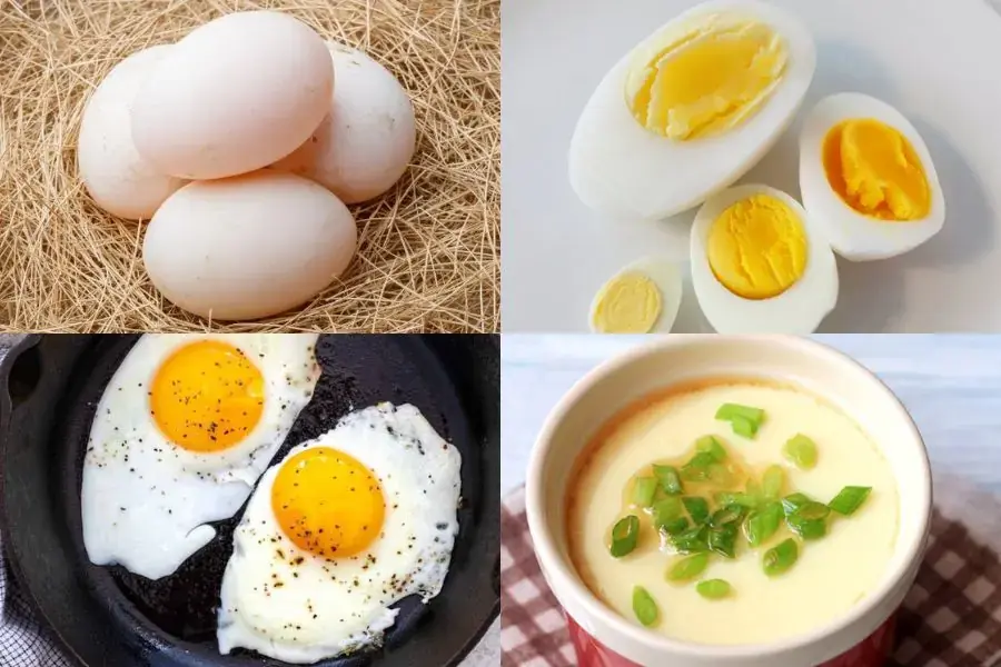 1 quả trứng vịt bao nhiêu calo? Lượng calo của trứng vịt sẽ phụ thuộc vào cách chế biến trứng