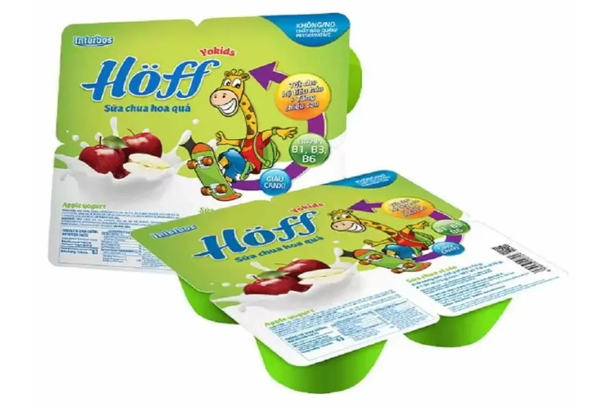 Sữa chua Hoff không sử dụng chất bảo quản, chất tạo màu.