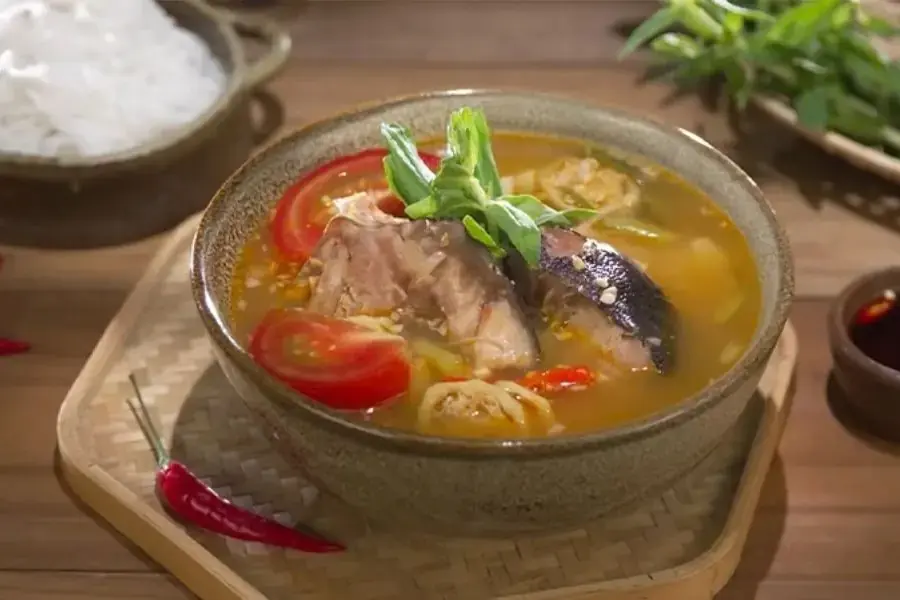 Giải nhiệt ngày hè với món canh chua cá bò