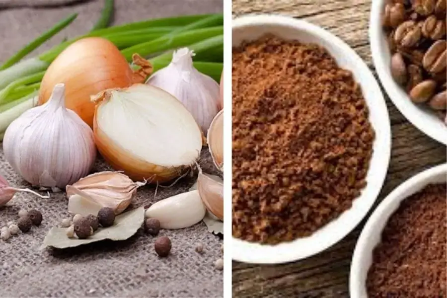 Bã cà phê khử mùi hôi hành tỏi