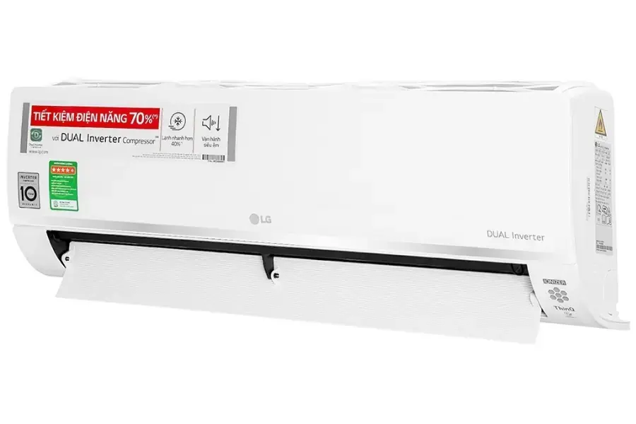 Thiết kế máy lạnh LG Puricare AS95GDWV0 đơn giản, nhỏ gọn