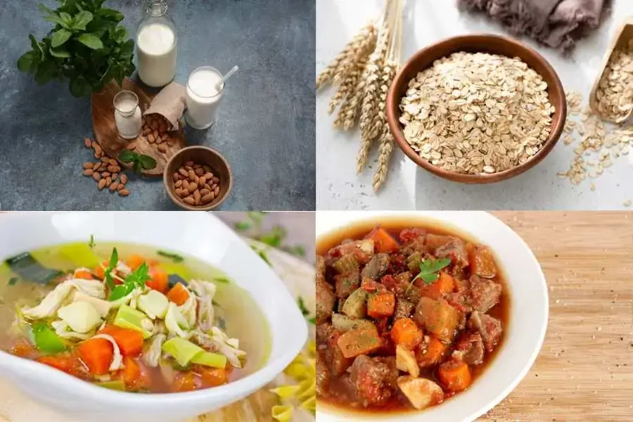 Các thực phẩm trong ngày 2