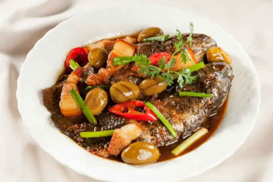 Món cá vược om nấm đông cô đậm đà, thơm ngon