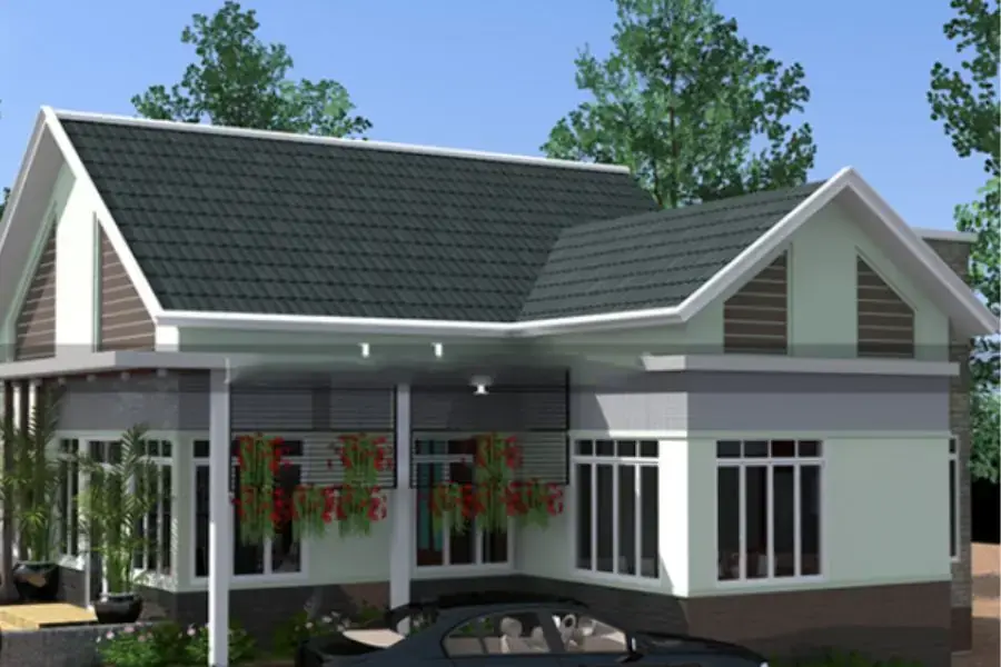 Đặc điểm dốc của mái Thái trong nhà cấp 4