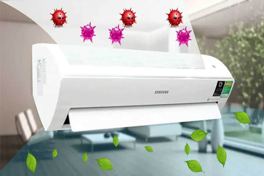Máy lạnh Samsung cũng trang bị cho mình nhiều công nghệ lọc khí (Hình ảnh: Pinterest)
