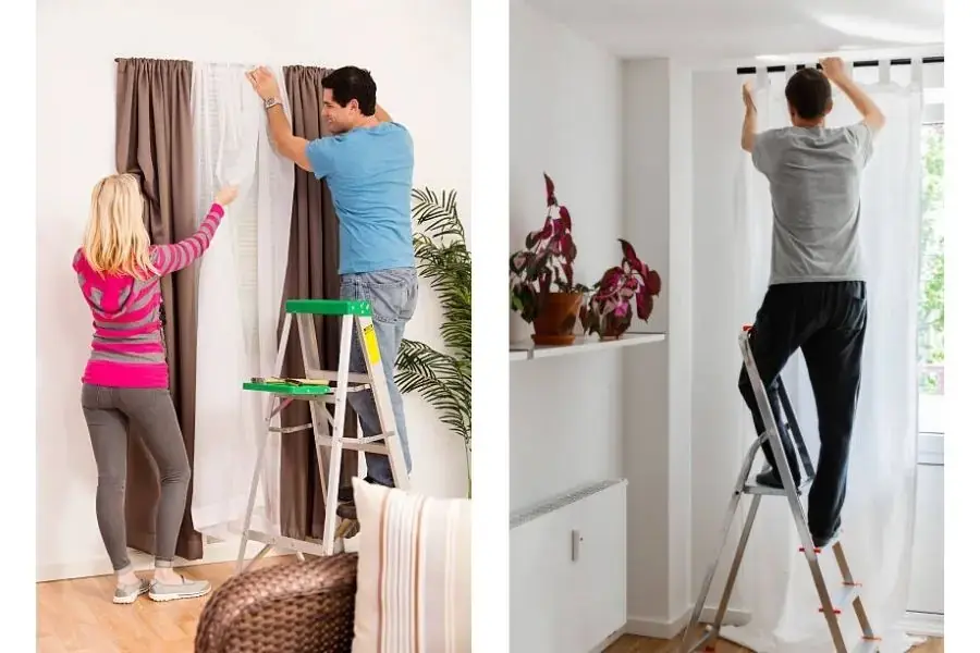 Hướng dẫn cách tháo rèm cửa để giặt