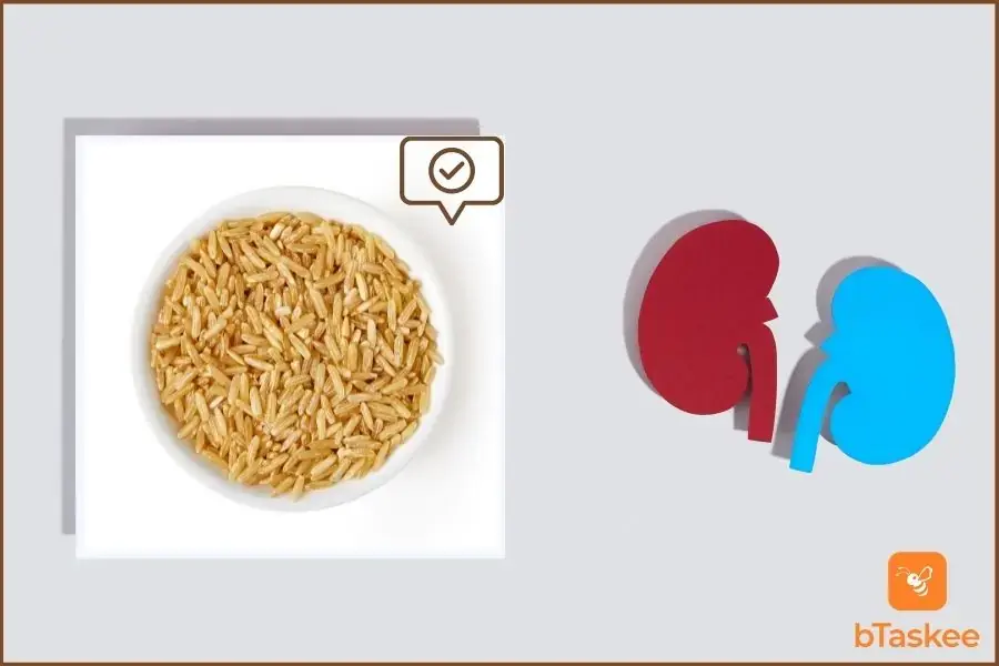 Gạo lứt giàu chất xơ giảm nguy cơ sỏi thận