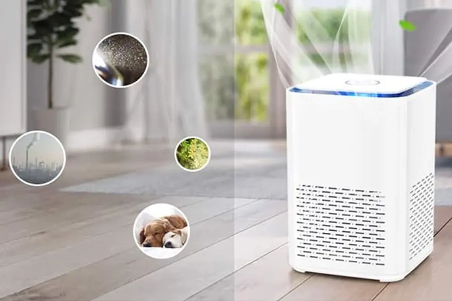 Để bảo vệ sức khỏe cho gia đình, bạn có thể tặng vợ chiếc máy hút ẩm lọc không khí.
