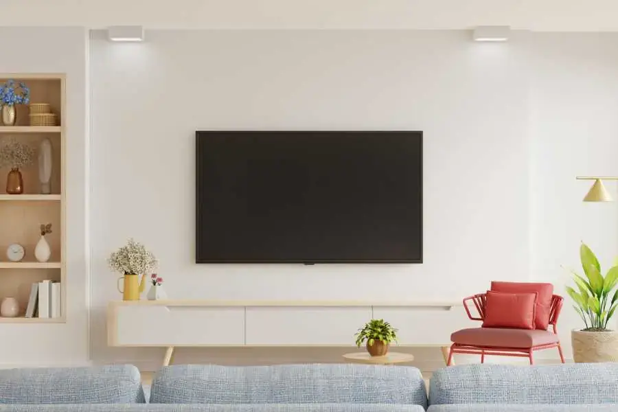 Trang trí tường với đèn led mang lại cảm giác độc đáo