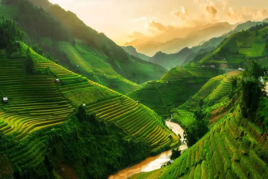 Khung cảnh kỳ vĩ nơi Sapa - Lào Cai.