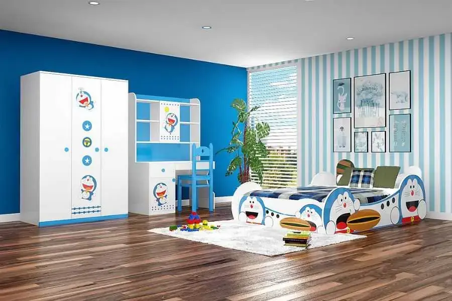 Lựa chọn nhân vật hoạt hình mà bé yêu thích làm chủ đề cho căn phòng ngủ